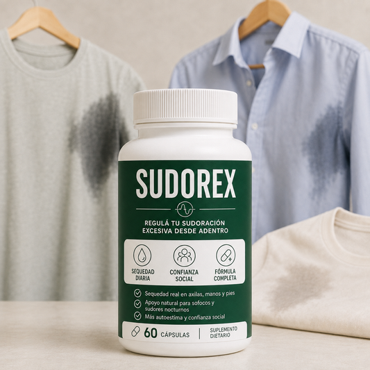 Sudorex | Regula tu sudoracion excesiva desde adentro.